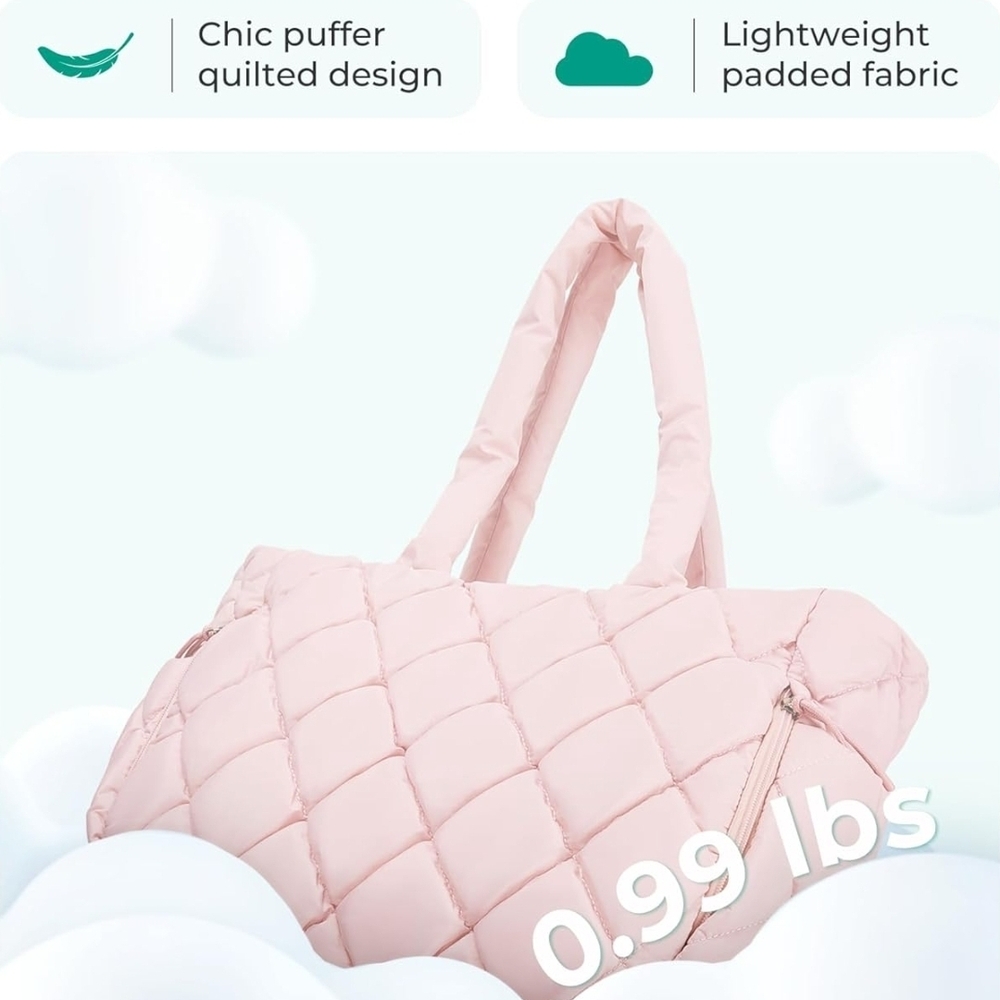 BAGSMART Quilted Tote Bag - Picture 4 of 9